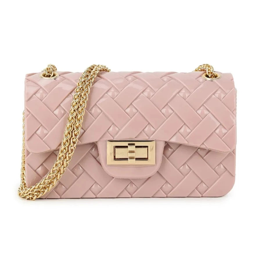 Quilted Jelly Crossbody Bag