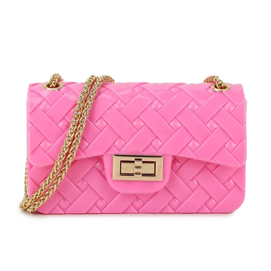 Quilted Jelly Crossbody Bag