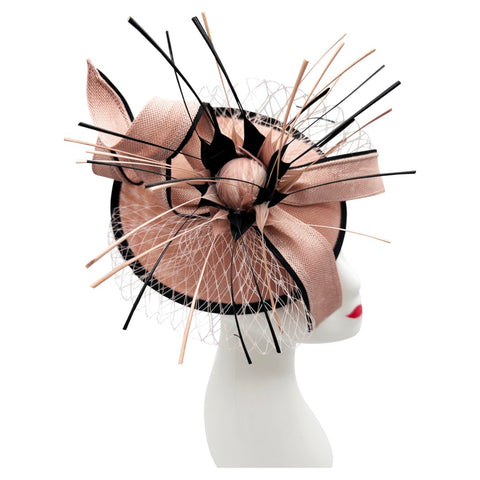 Flower Hatinator with Veil and Arrowed Feathers