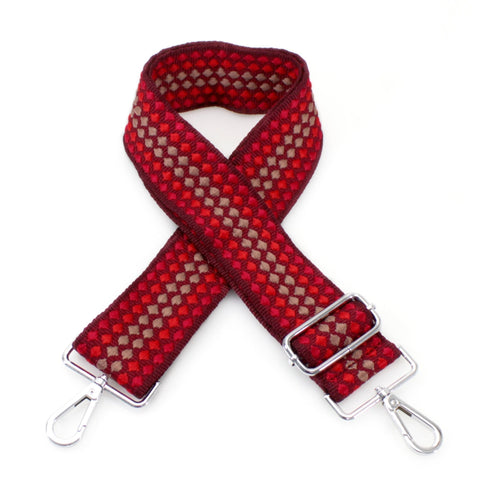 Bag Strap - Red Dots