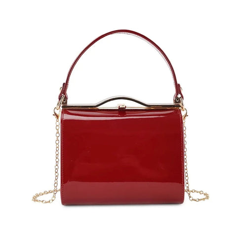 Burgundy clutch sales bag uk