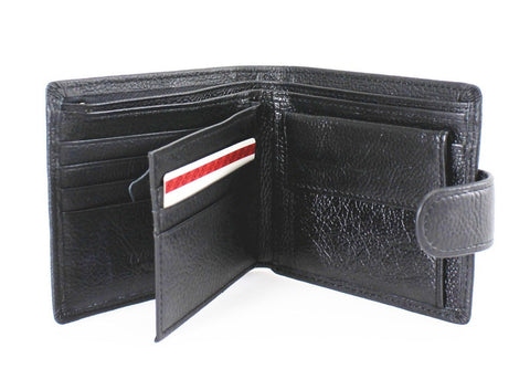 Men's Leather Flap Purse/Wallet a2zukfashion