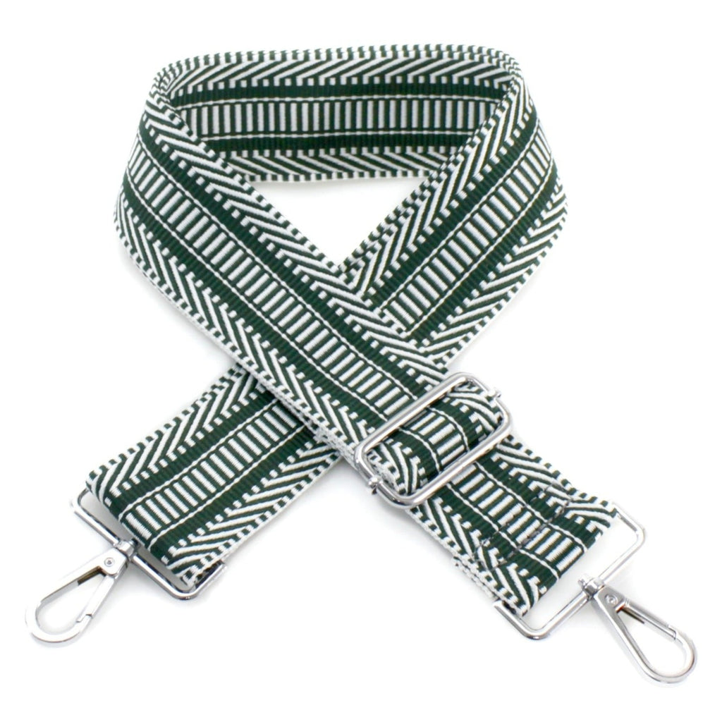 Canvas Strap- Green Lines